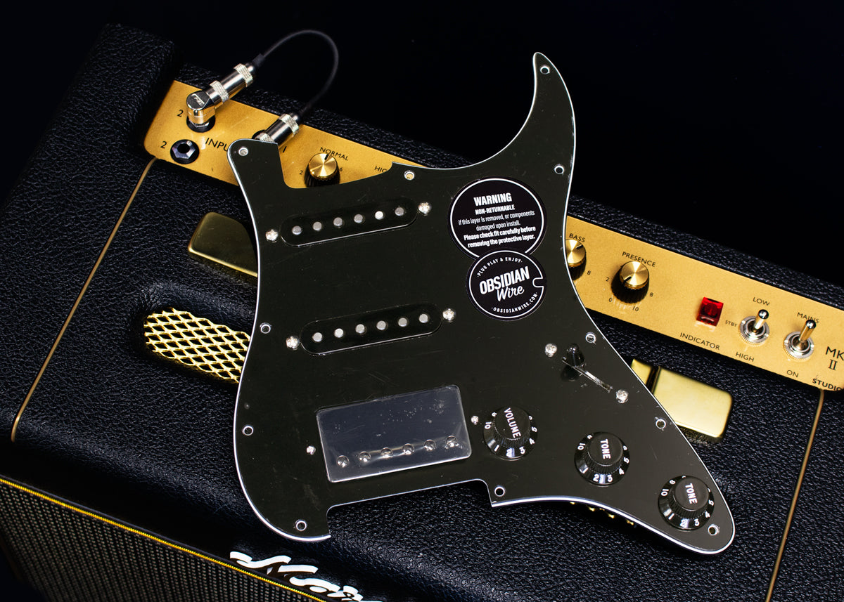 Custom Shop : Pickguard chargé HSS pour Strat®