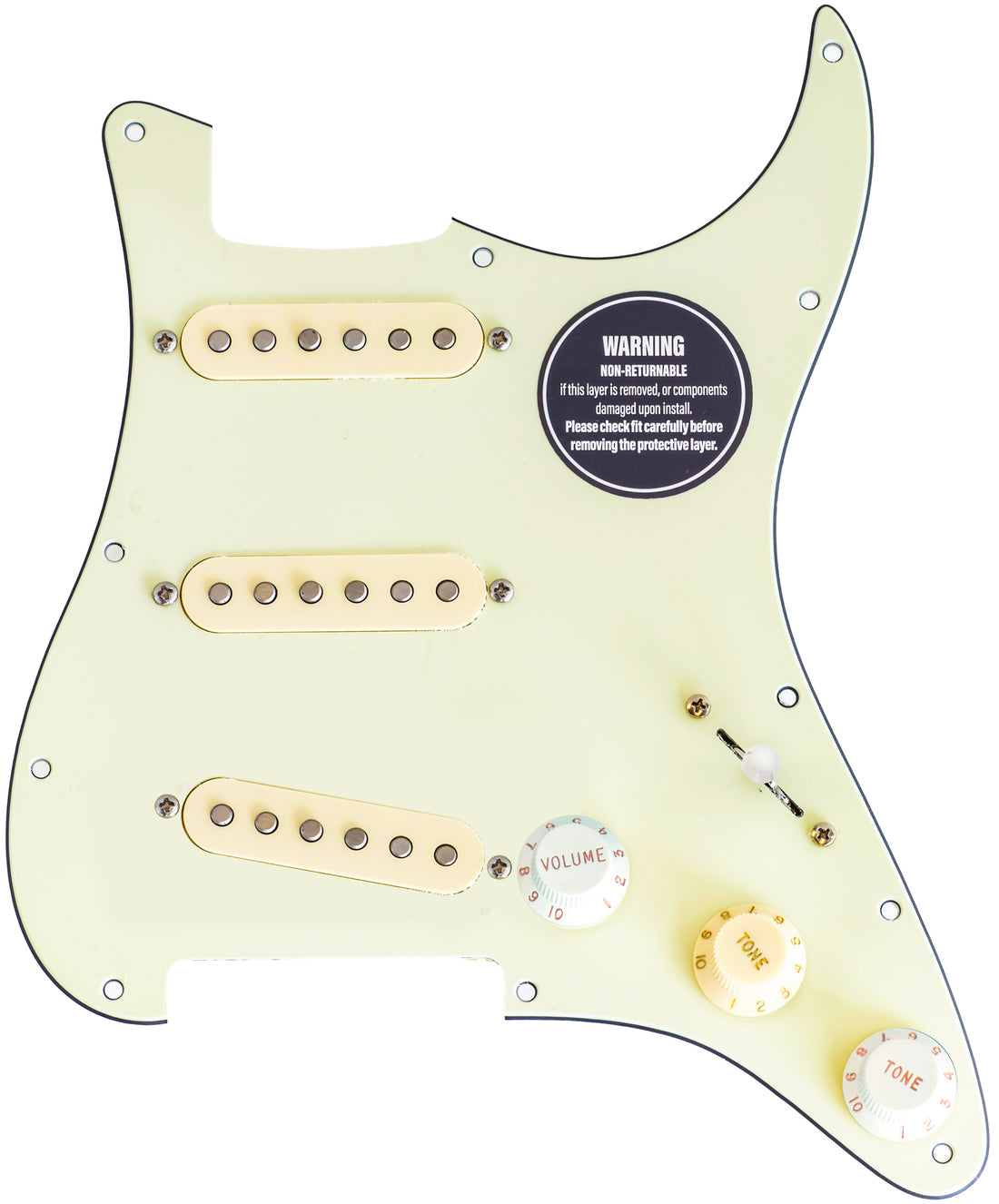 Pickguard chargé McCready pour Strat®
