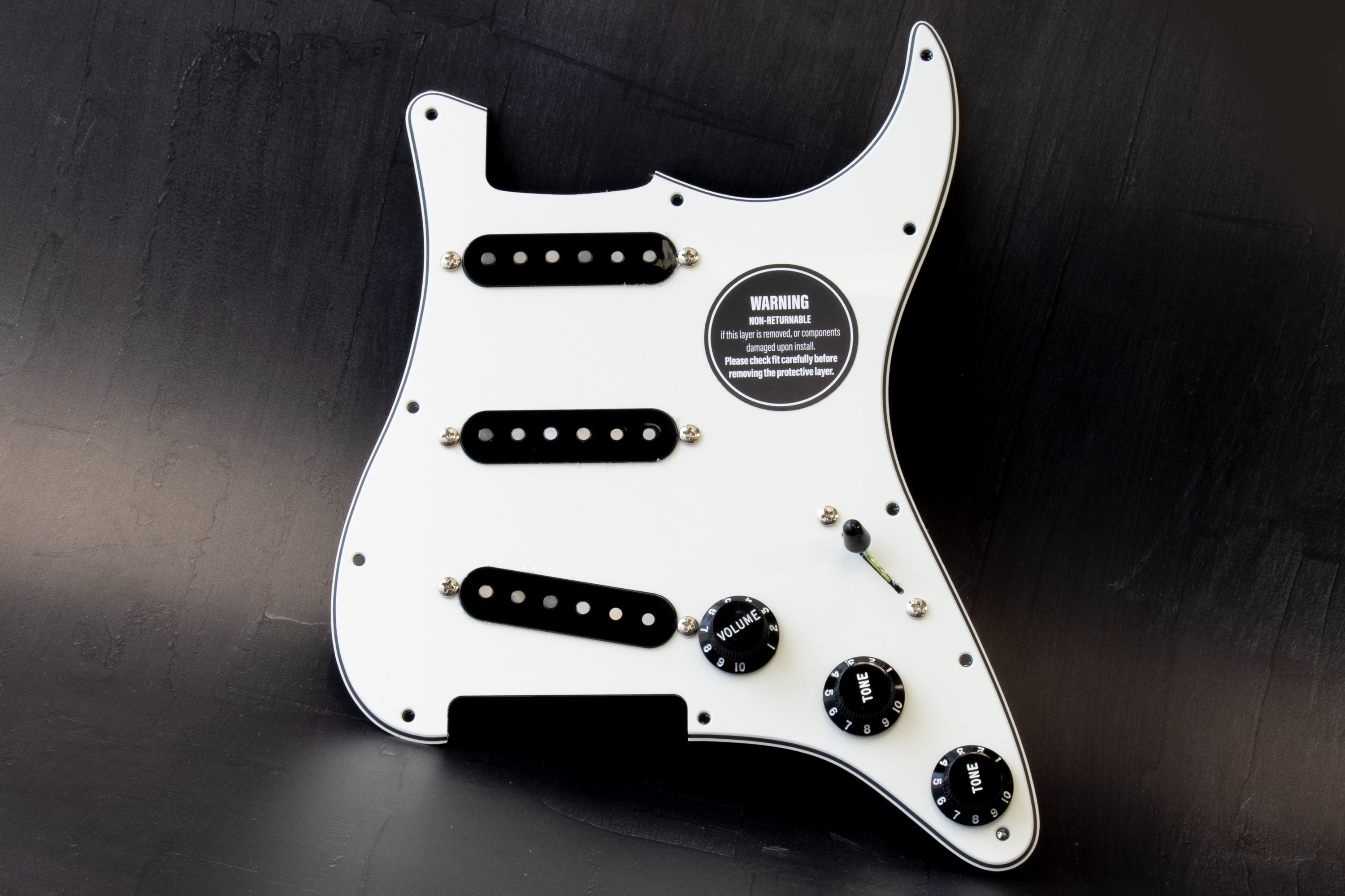 Custom Works: SSS Loaded Pickguard for Strat®