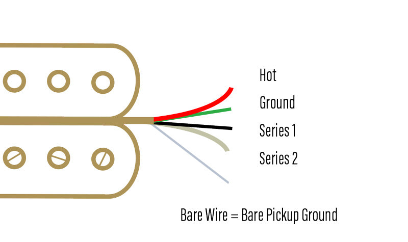 Dimarzio pickup wire color codes