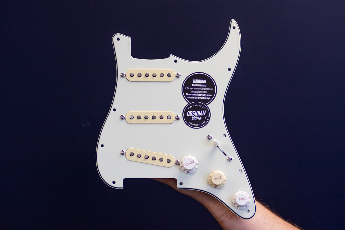 Custom Works: Loaded Pickguard for Strat® (SSS)
