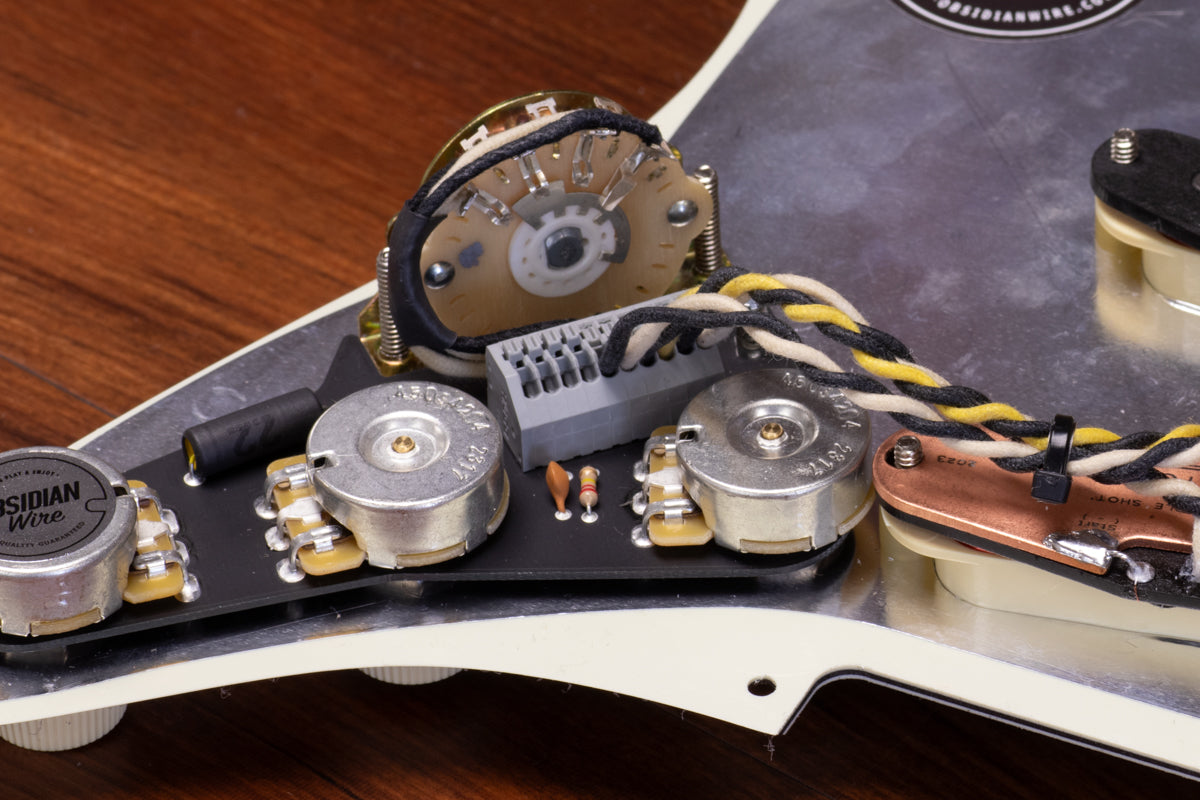 Solderless Strat® Wiring Harness | ObsidianWire for Stratocaster