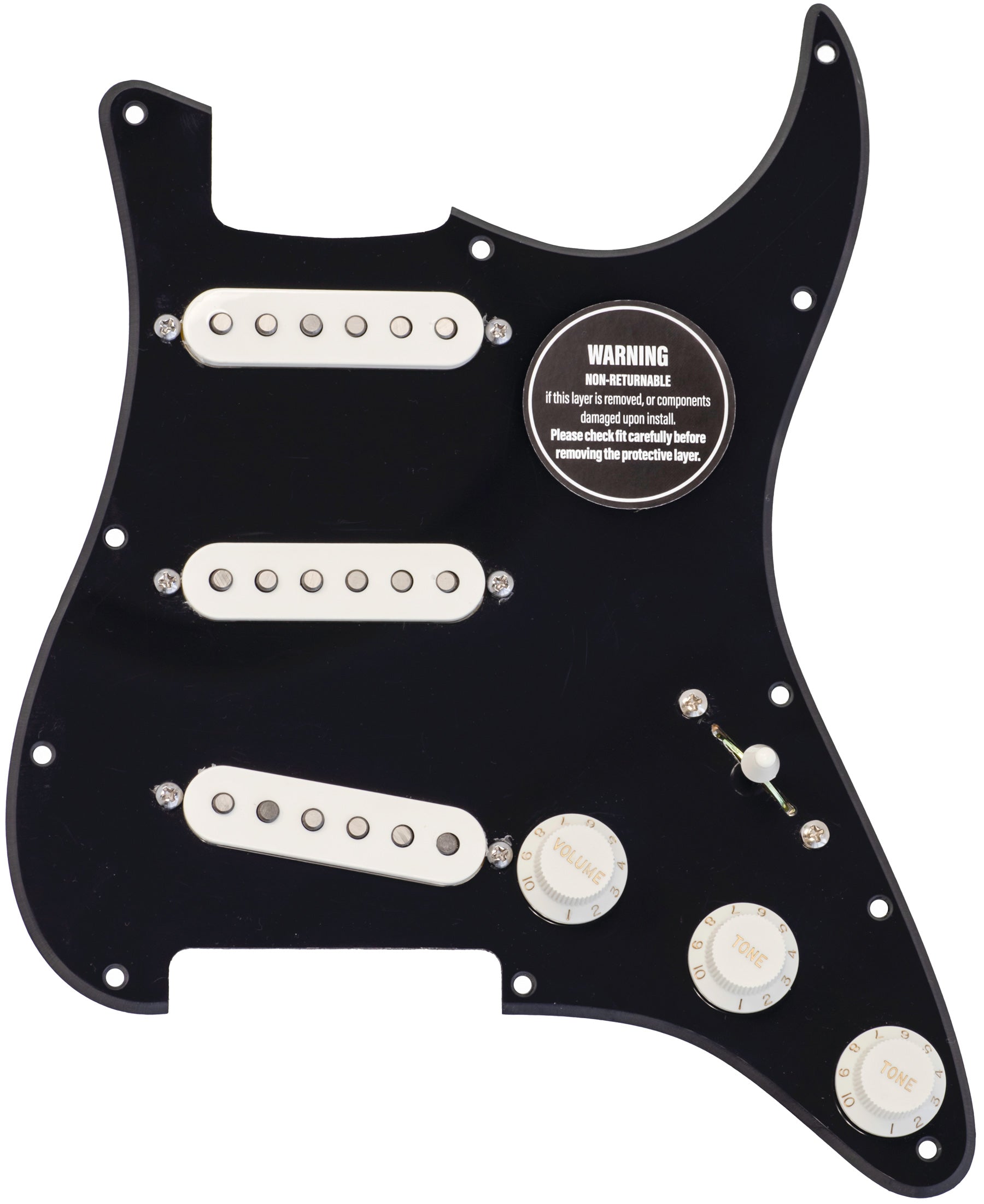 Loaded Pickguard for Strat® | Custom Built by ObsidianWire