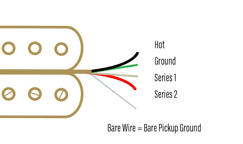 Suhr pickup wire color codes